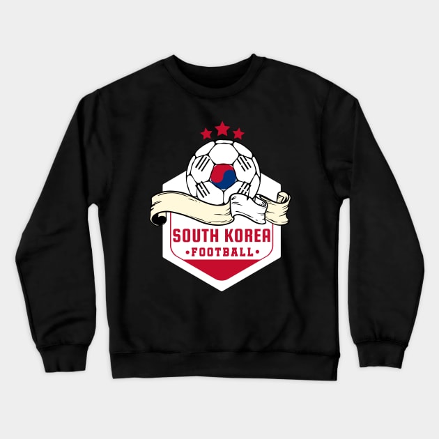 South Korea Soccer Crewneck Sweatshirt by footballomatic